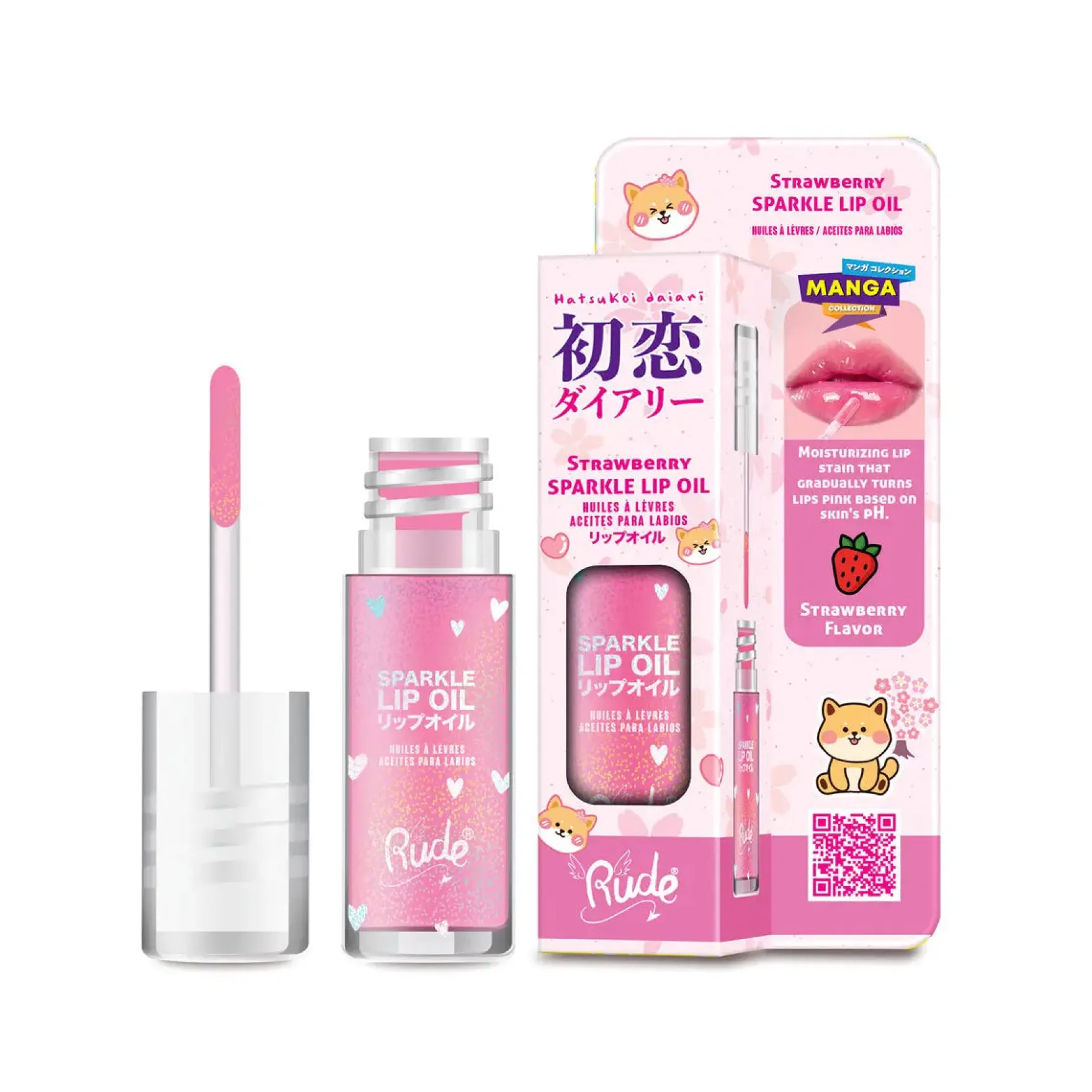 Manga Collection Manga Sparkle Lip Oil Strawberry