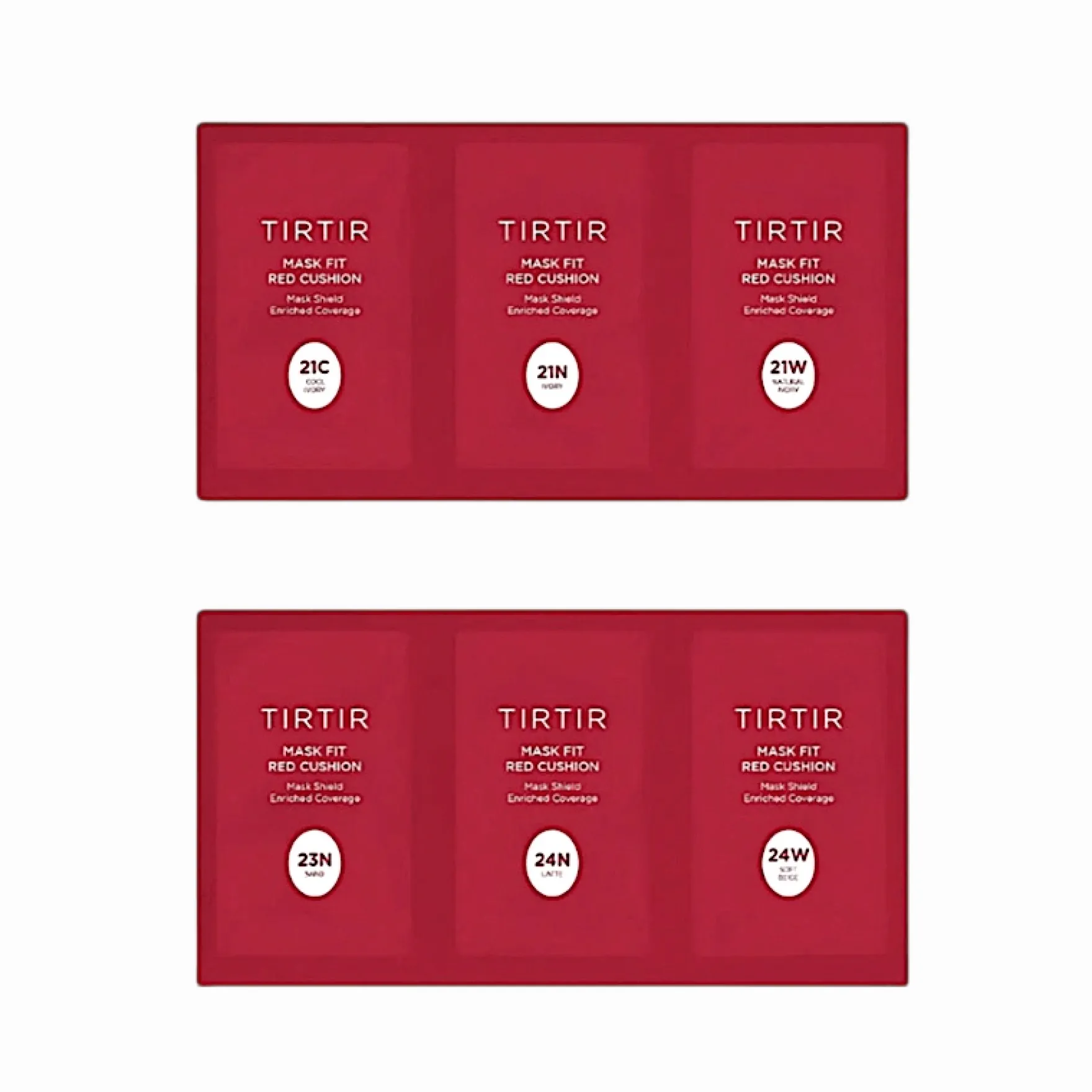 Mask Fit Red Cushion 6 Shade Trial Kit