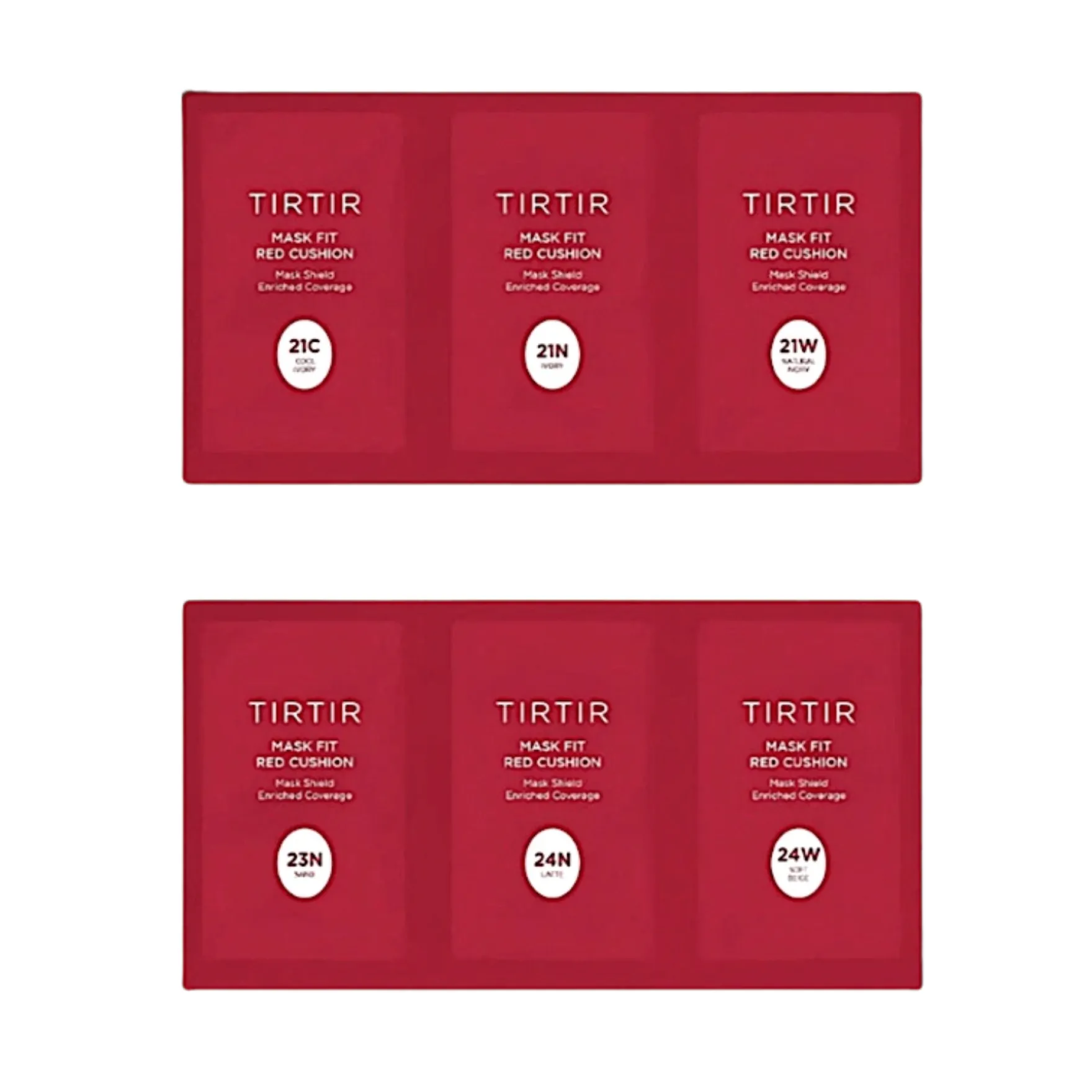 Mask Fit Red Cushion 6 Shade Trial Kit