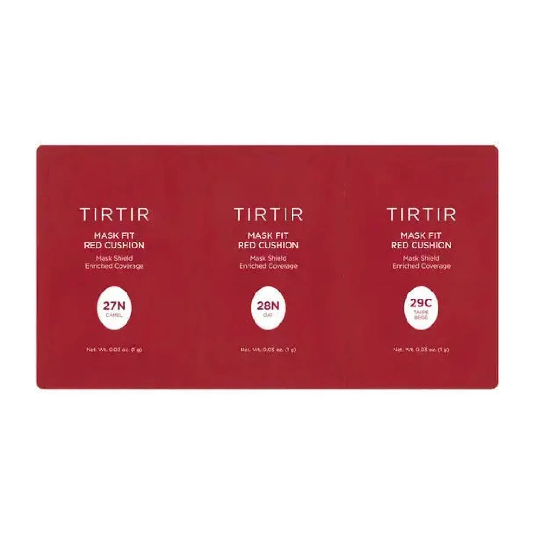 Mask Fit Red Cushion 3 Shade Trial Kit