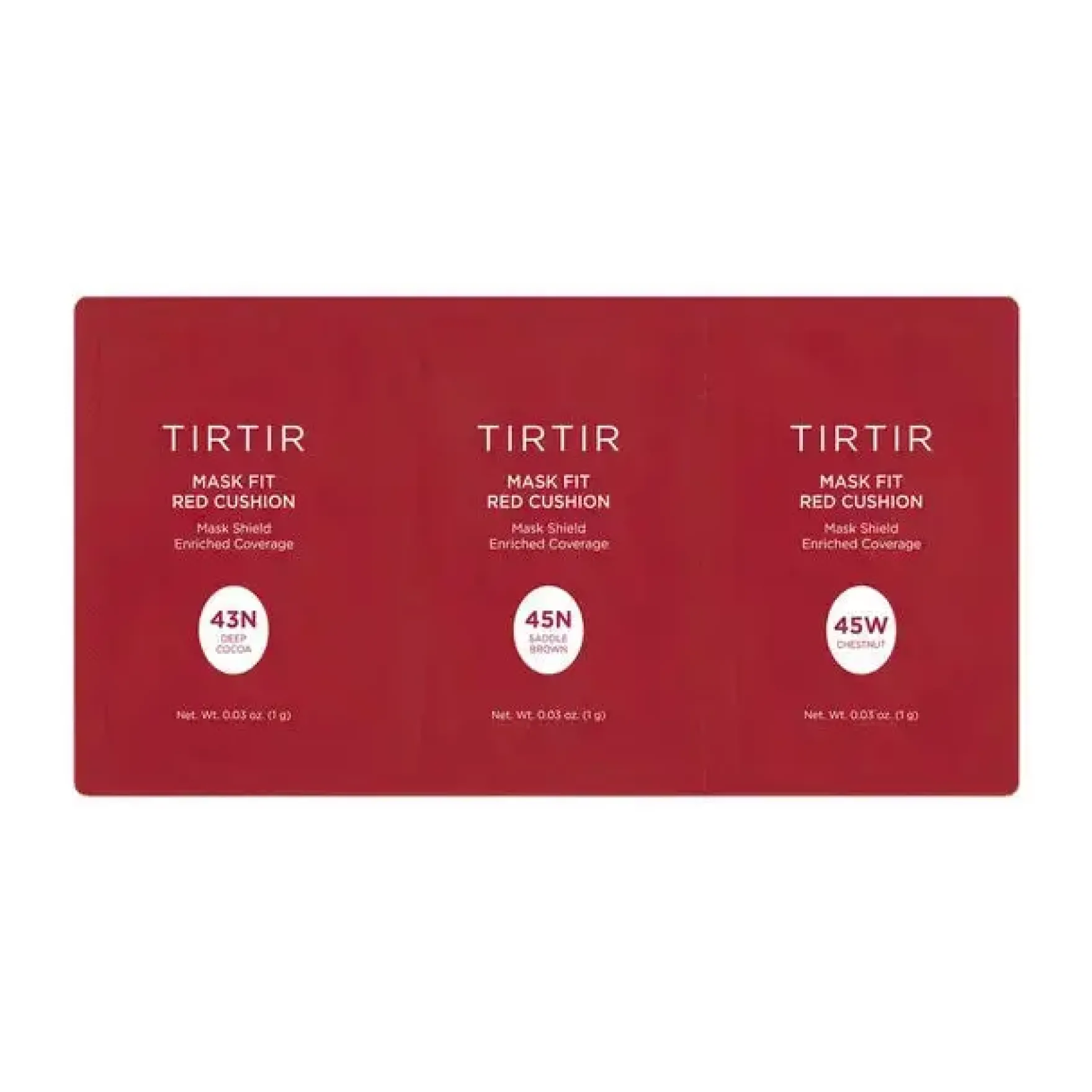 Mask Fit Red Cushion 3 Shade Trial Kit
