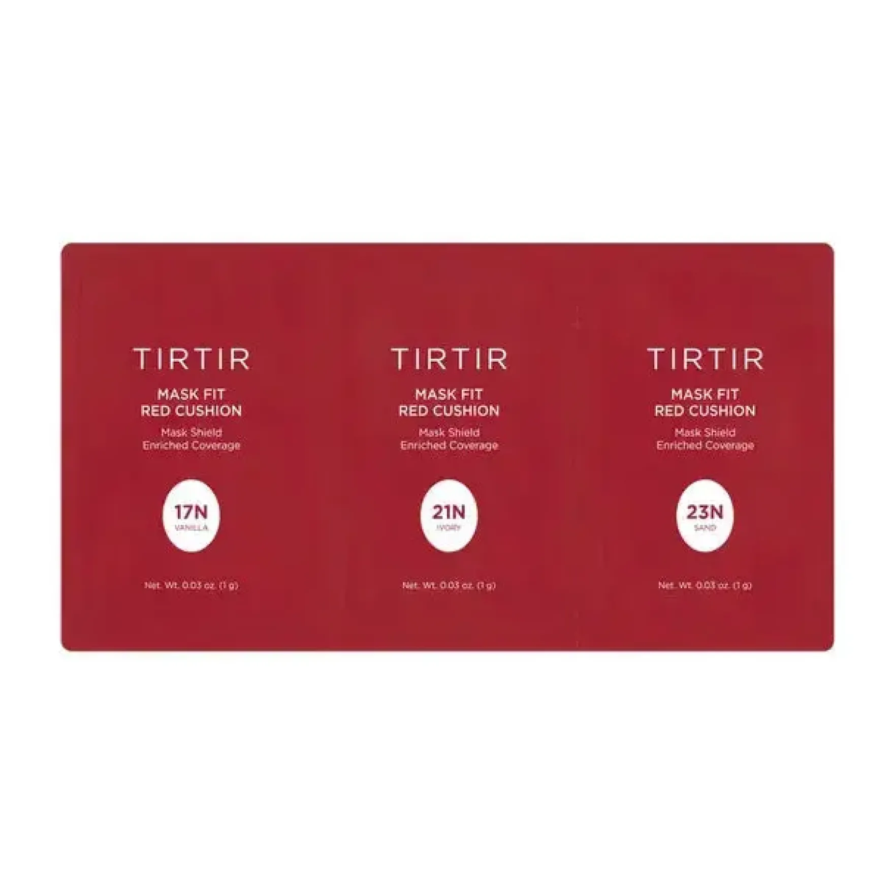 Mask Fit Red Cushion 3 Shade Trial Kit