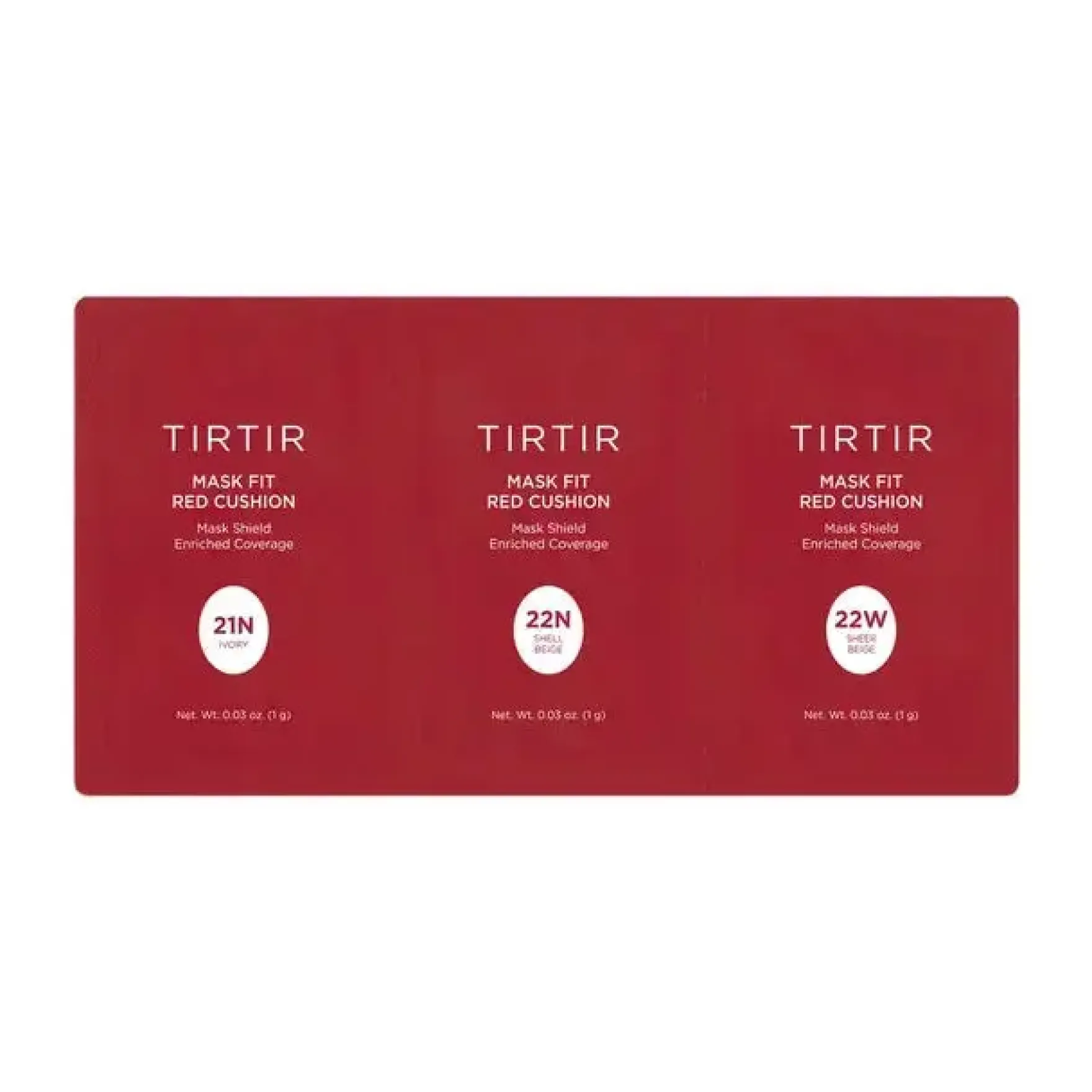 Mask Fit Red Cushion 3 Shade Trial Kit