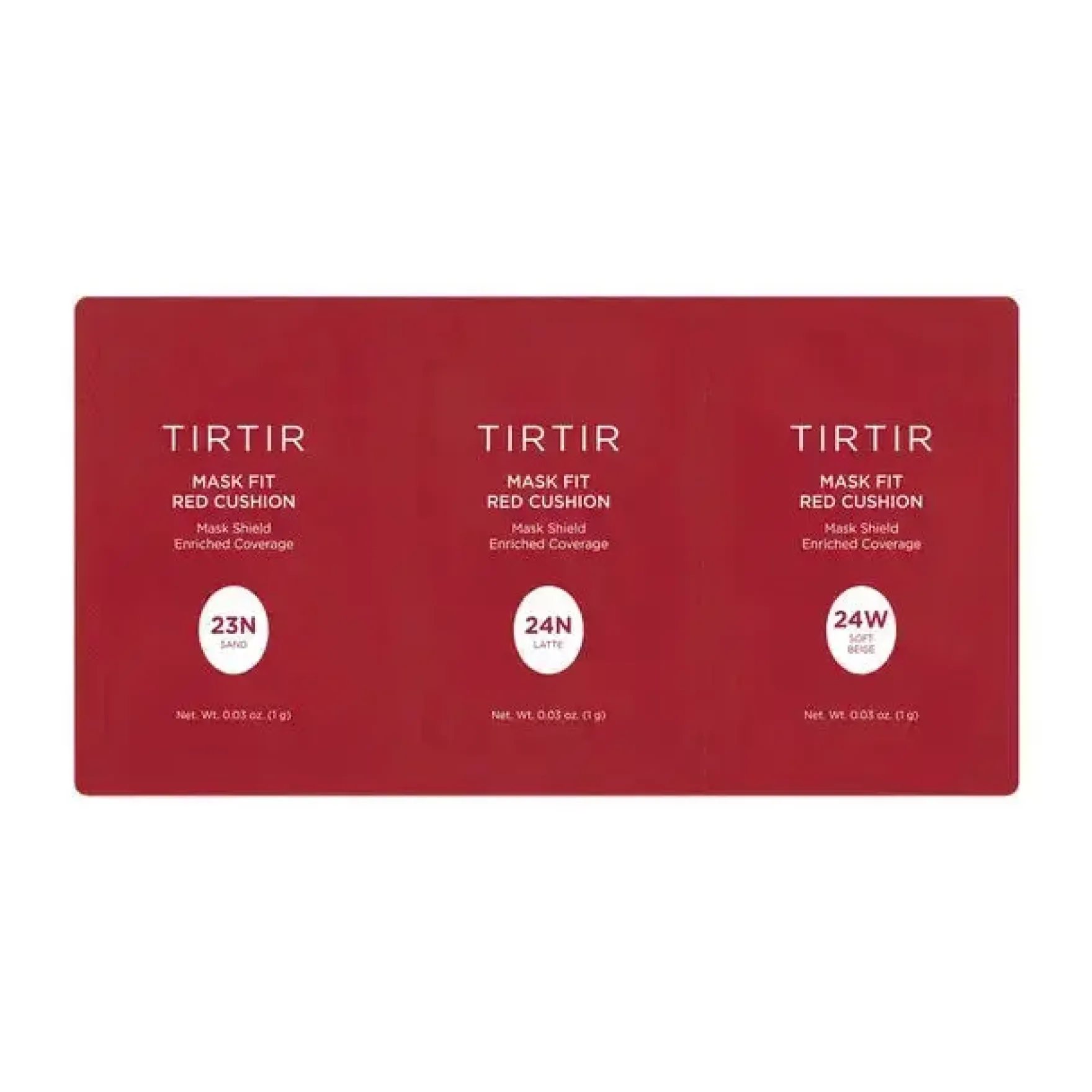 Mask Fit Red Cushion 3 Shade Trial Kit