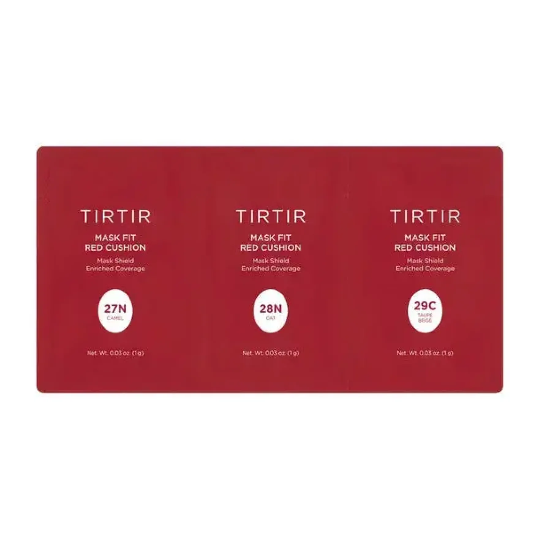 Mask Fit Red Cushion 3 Shade Trial Kit