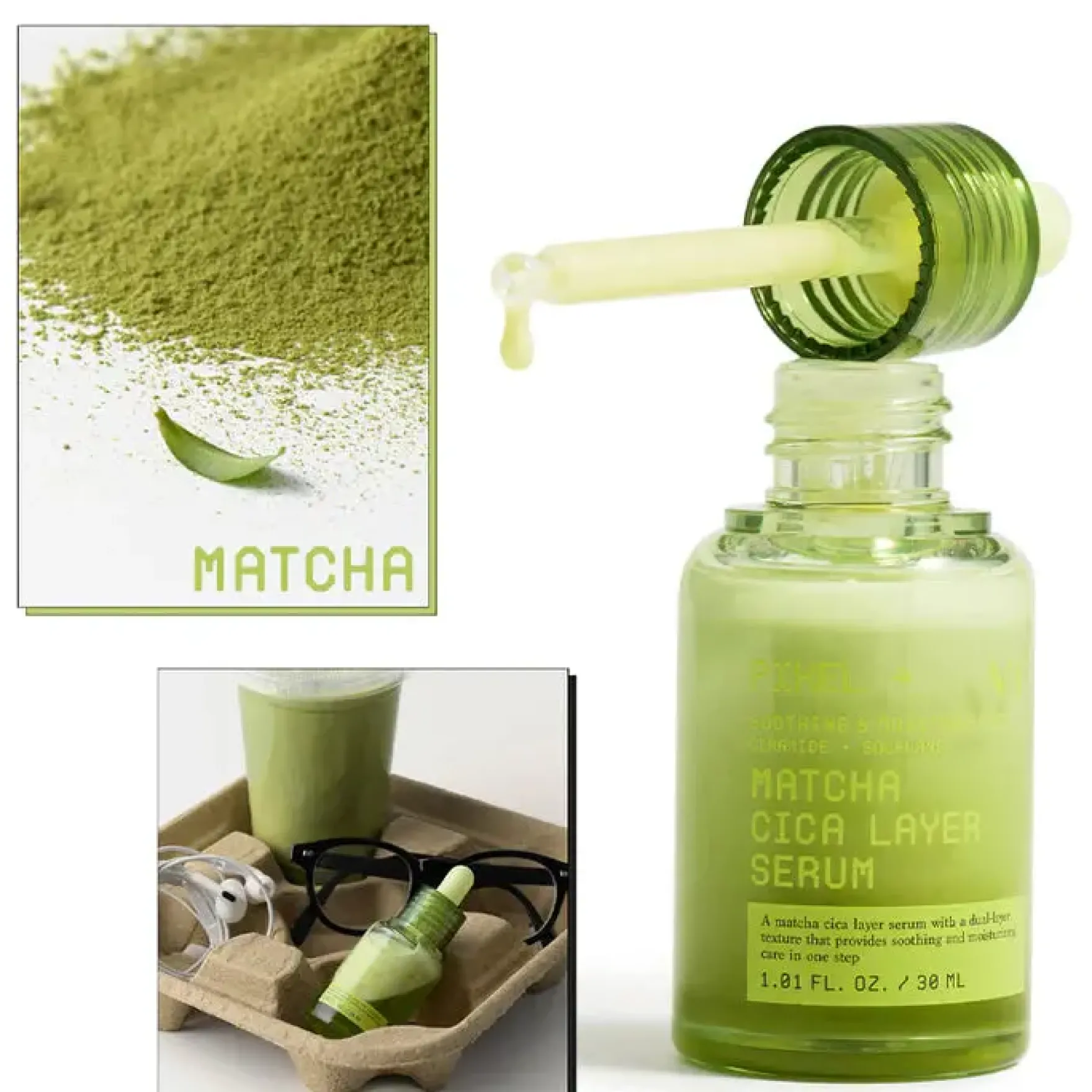 Matcha Cica Layer Serum