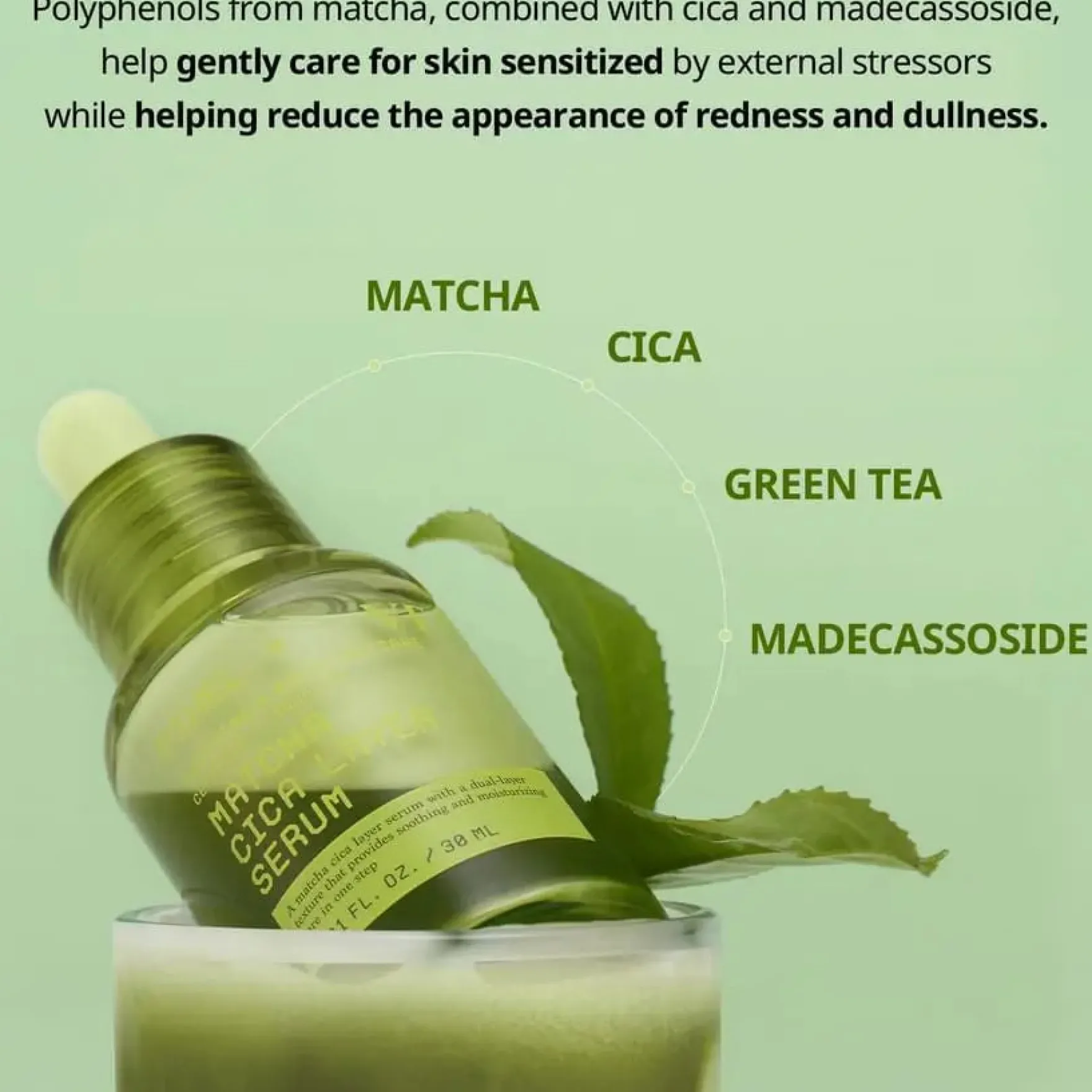 Matcha Cica Layer Serum