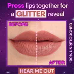 Mega Glitter Shimmer Liquid Lipstick Hear Me Out