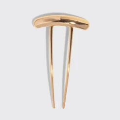 Metal Barette French Hair Pin Gold