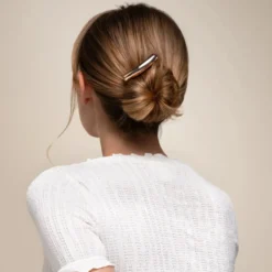 Metal Barette French Hair Pin Gold