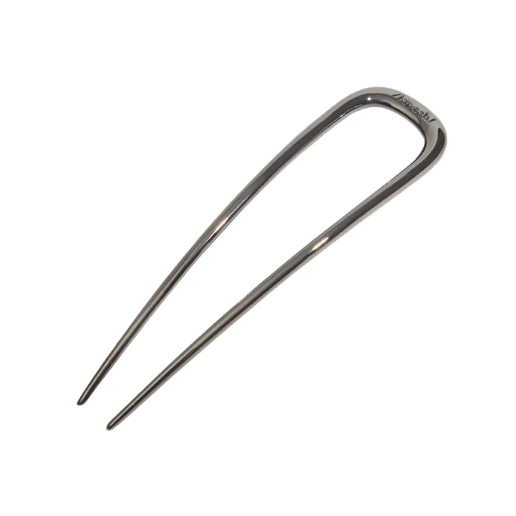 Metal French Hair Pin Hematite