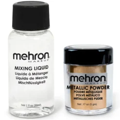 Metallic Powder Gold with Mixing Liquid