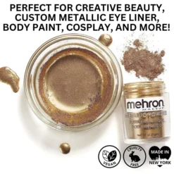 Metallic Powder Gold with Mixing Liquid