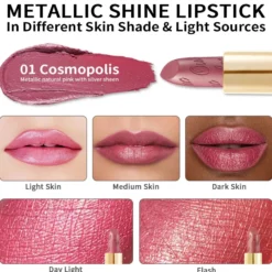 Metallic Shine Lipstick 01 Cosmopolis
