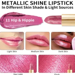 Metallic Shine Lipstick 11 Hip & Hippie