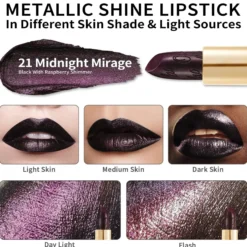 Metallic Shine Lipstick 21 Midnight Mirage