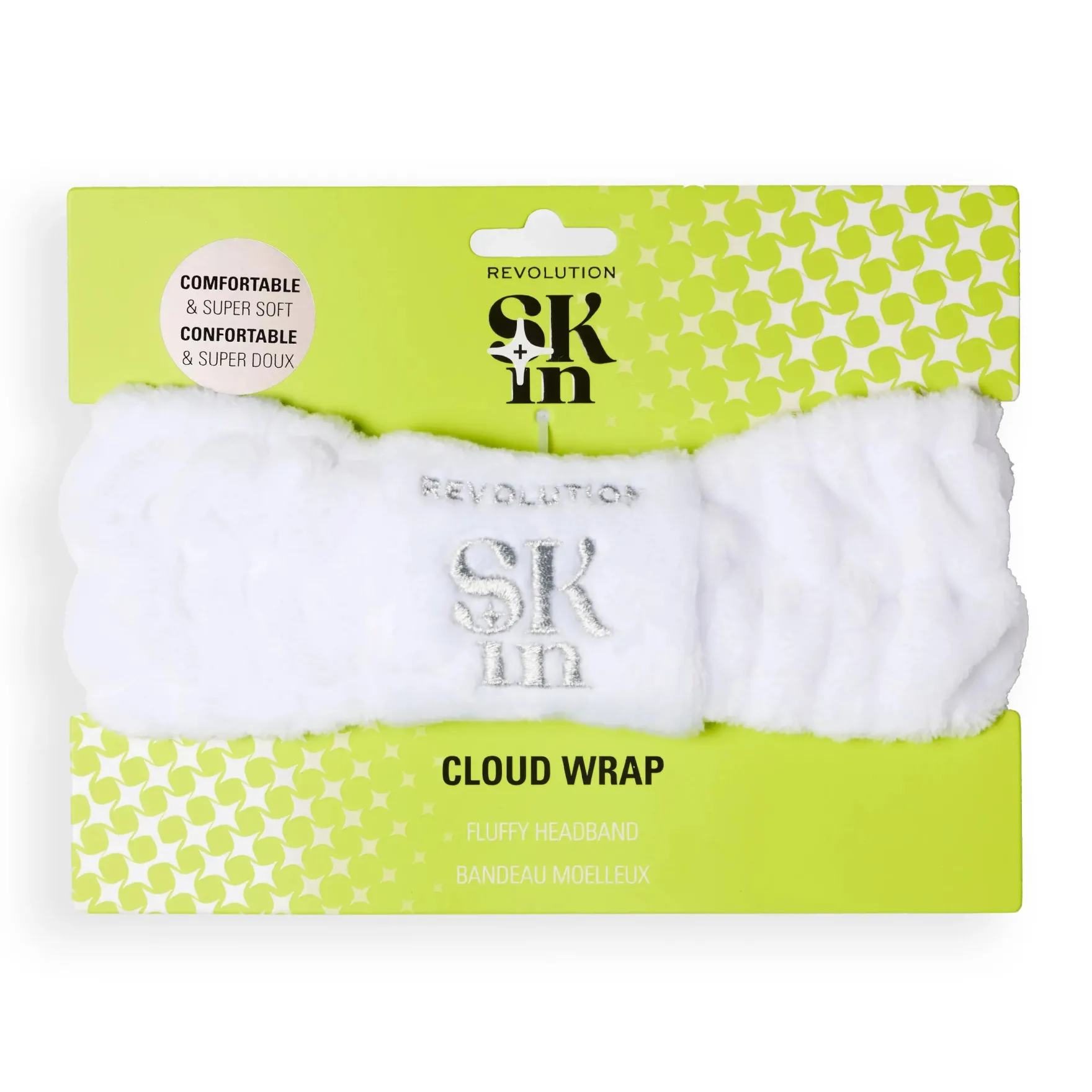 Microfibre Skincare Headband White
