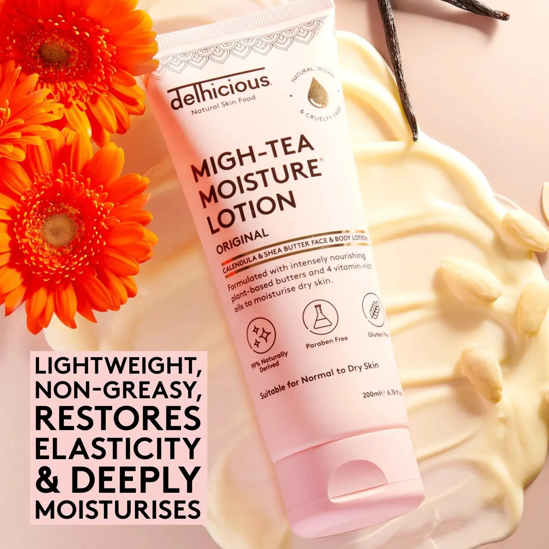 Migh-Tea Moisture Face & Body Daily Lotion