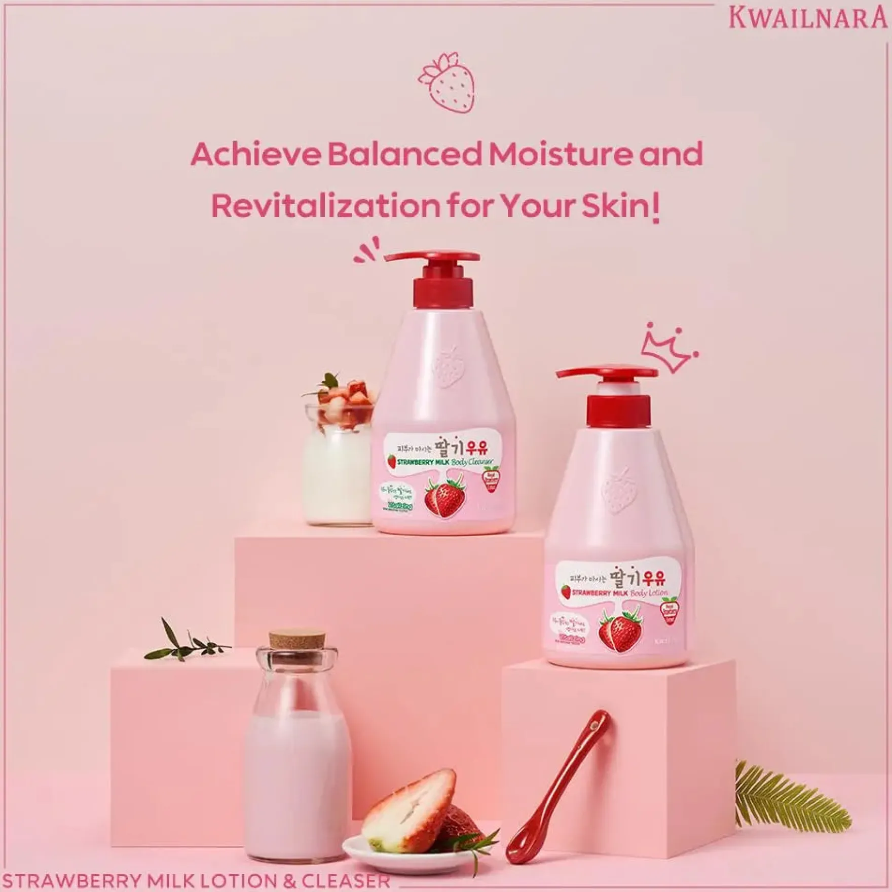 Milk Body Lotion Strawberry