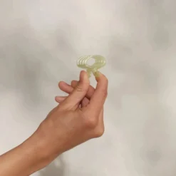 Mini Jelly Cloud Clips 8pc Set Pearlized Cream & Butter Yellow