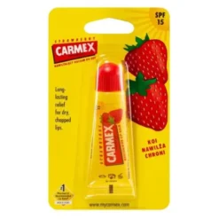 Moisturizing Lip Balm Tube Strawberry SPF15