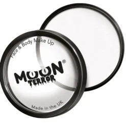 Moon Terror Halloween Pro Face Paint Cake Pots Wicked White