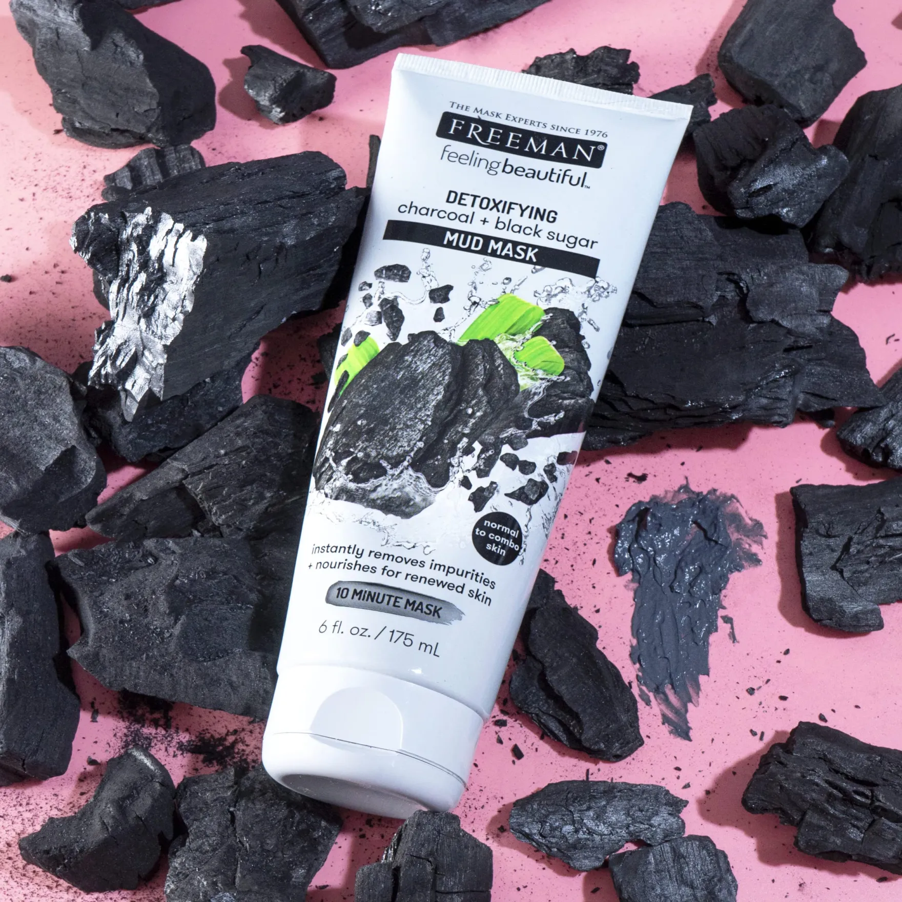 Mud Mask Charcoal and Black Sugar