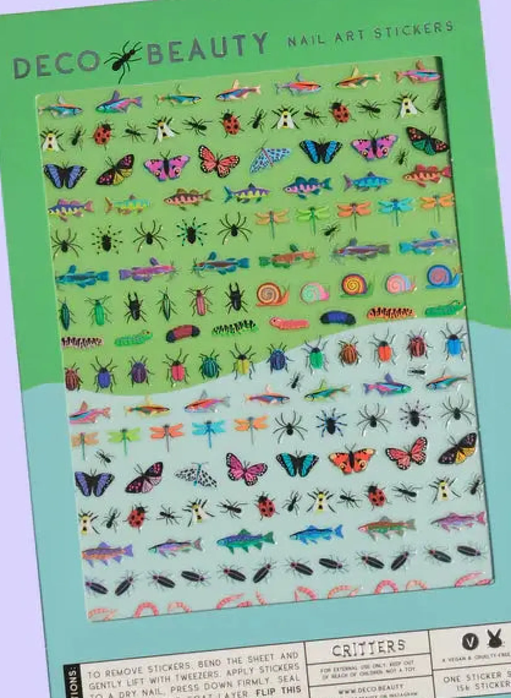 Nail Art Stickers Critters