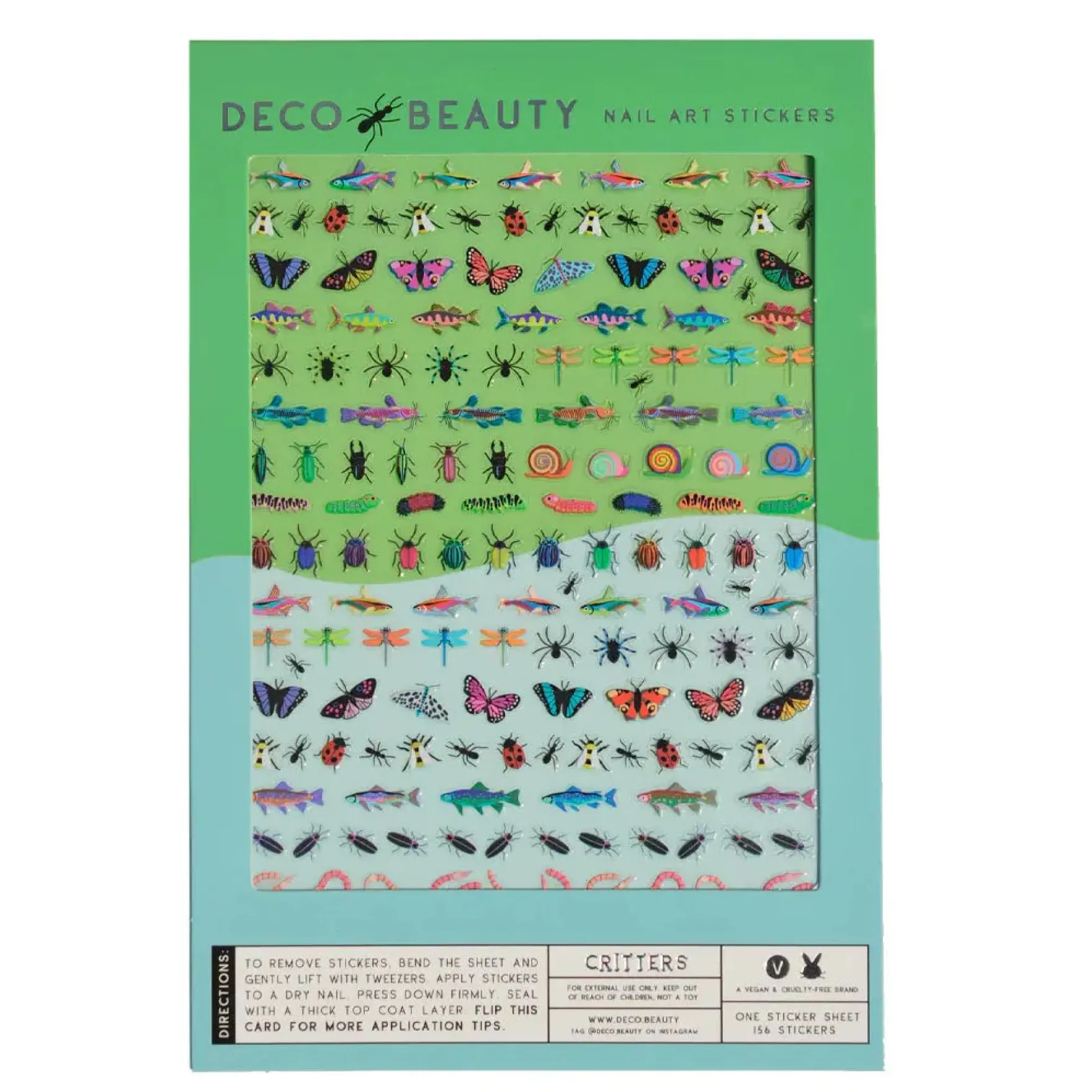 Nail Art Stickers Critters