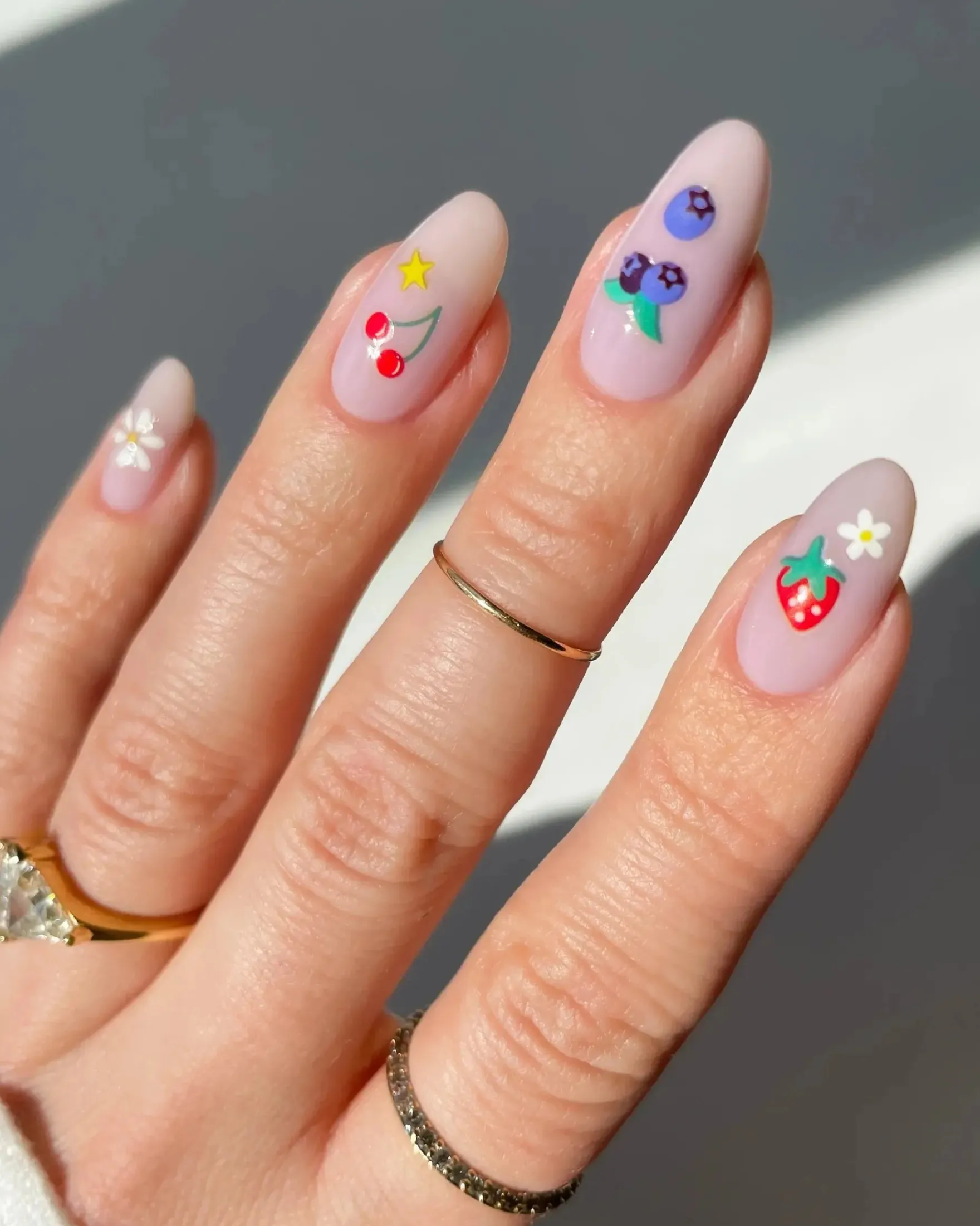 Nail Art Stickers Fruit Salad