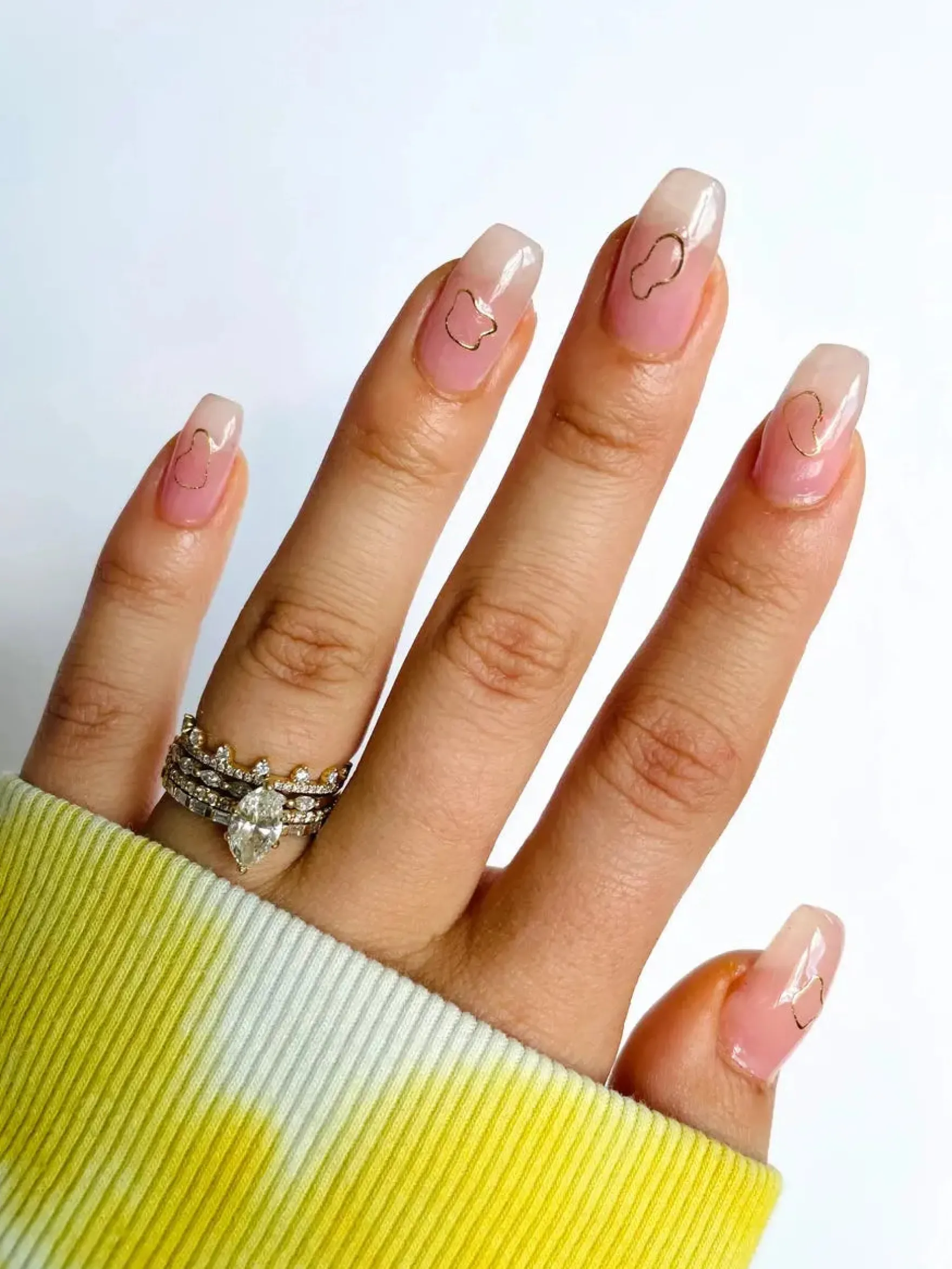 Nail Art Stickers Golden Hour