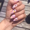 Nail Art Stickers Pink Pony