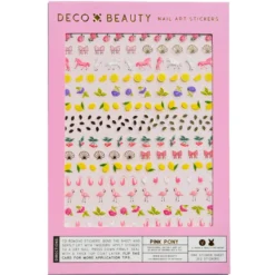 Nail Art Stickers Pink Pony