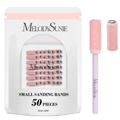 Nail Drill Bits Small Sanding Bands 240 Grit 50 Pcs