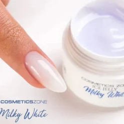 Nail Extension Gel UV/LED Ice Jelly Milky White 15ml