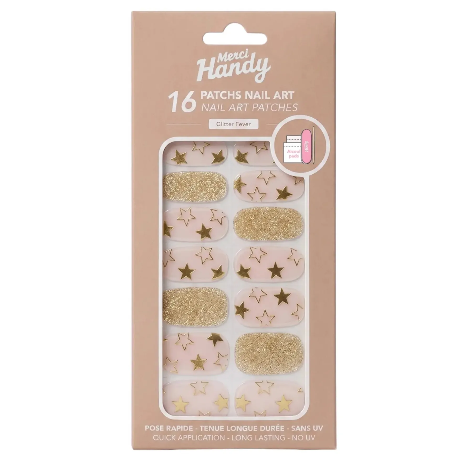 Nail Art Patches Glitter Fever