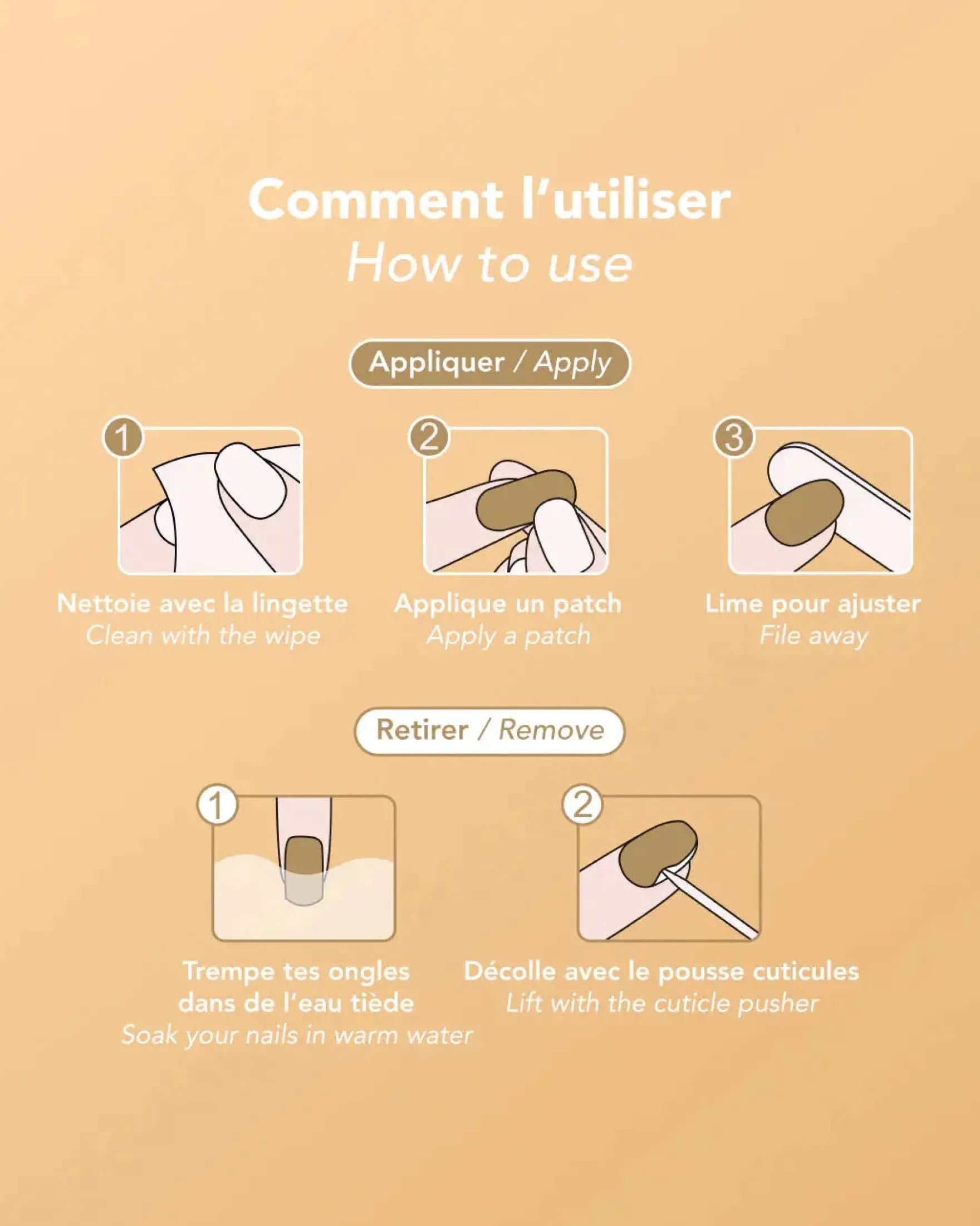 Nail Art Patches Glitter Fever