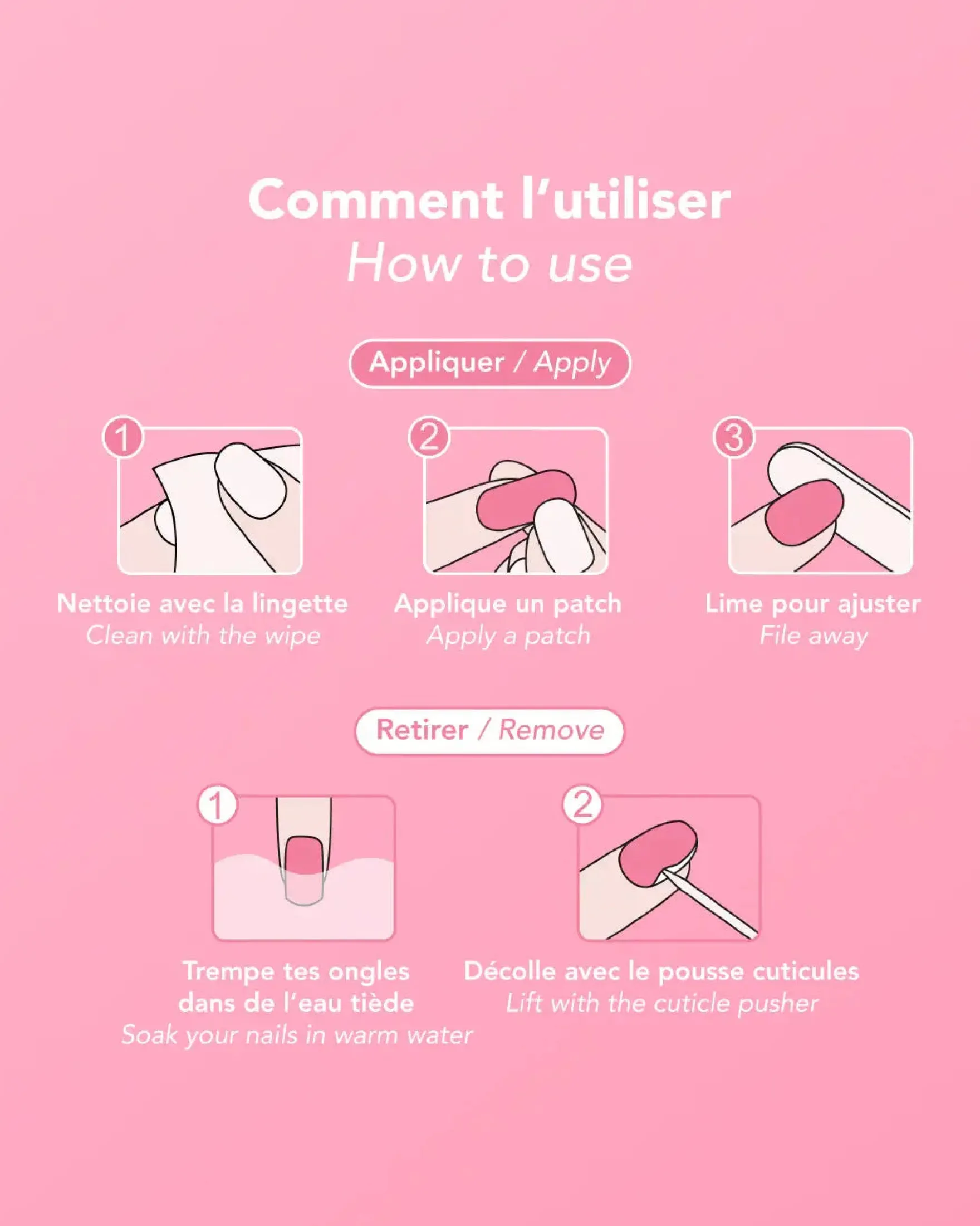 Nail Art Patches Unicorn