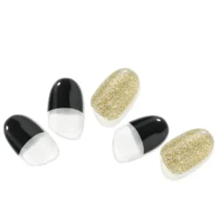 Nail Strips Black French