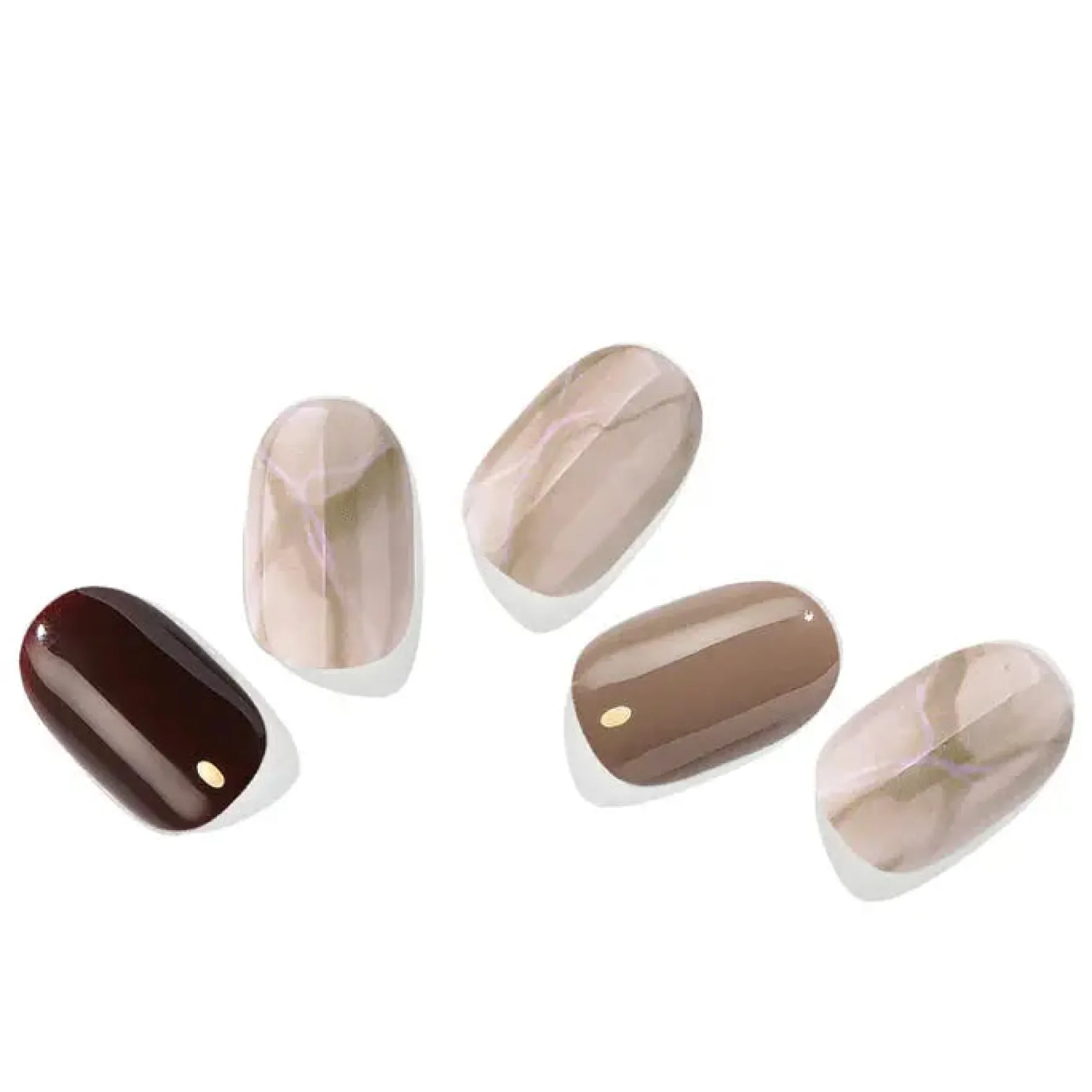 Nail Strips Chocolat Nuance