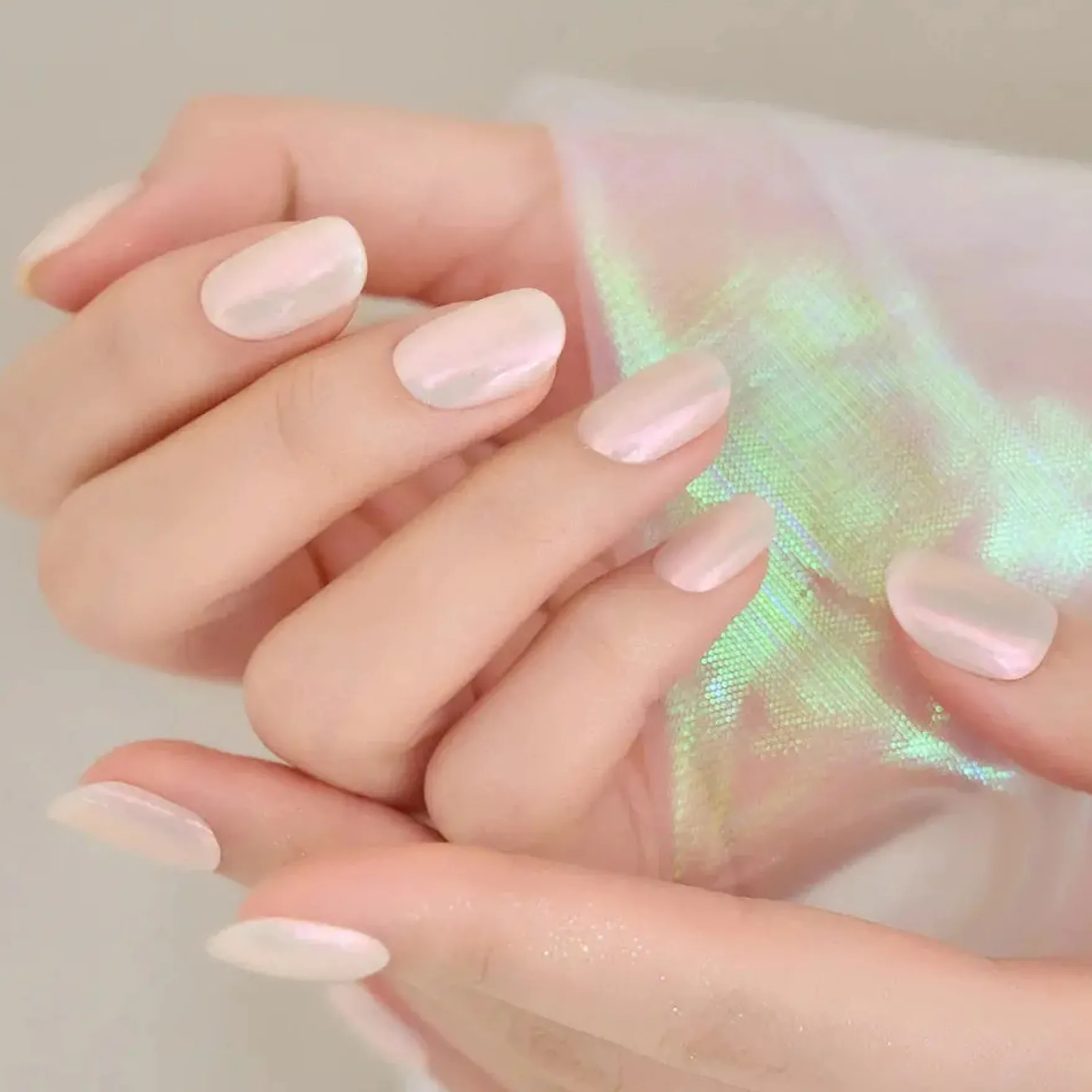 Nail Strips Mirror White