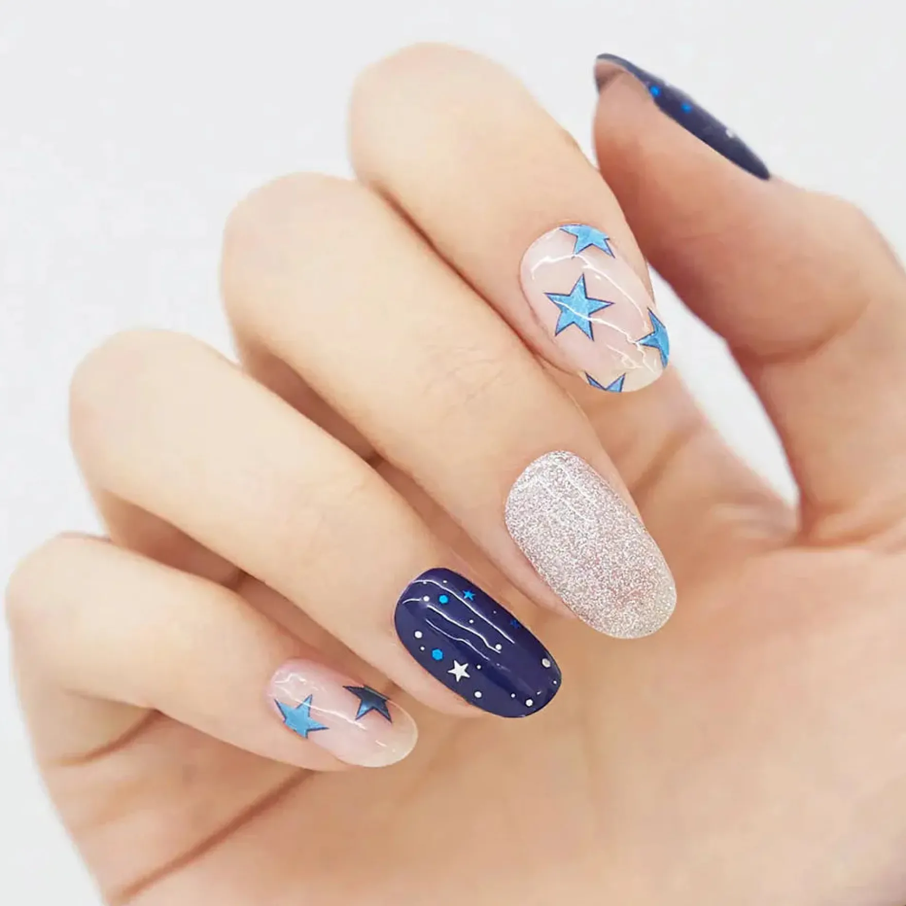 Nail Strips Starry Night