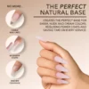 Natural Gel Extensions Almond Short