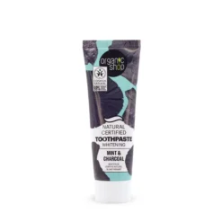 Natural Certified Toothpaste Whitening Charcoal & Mint
