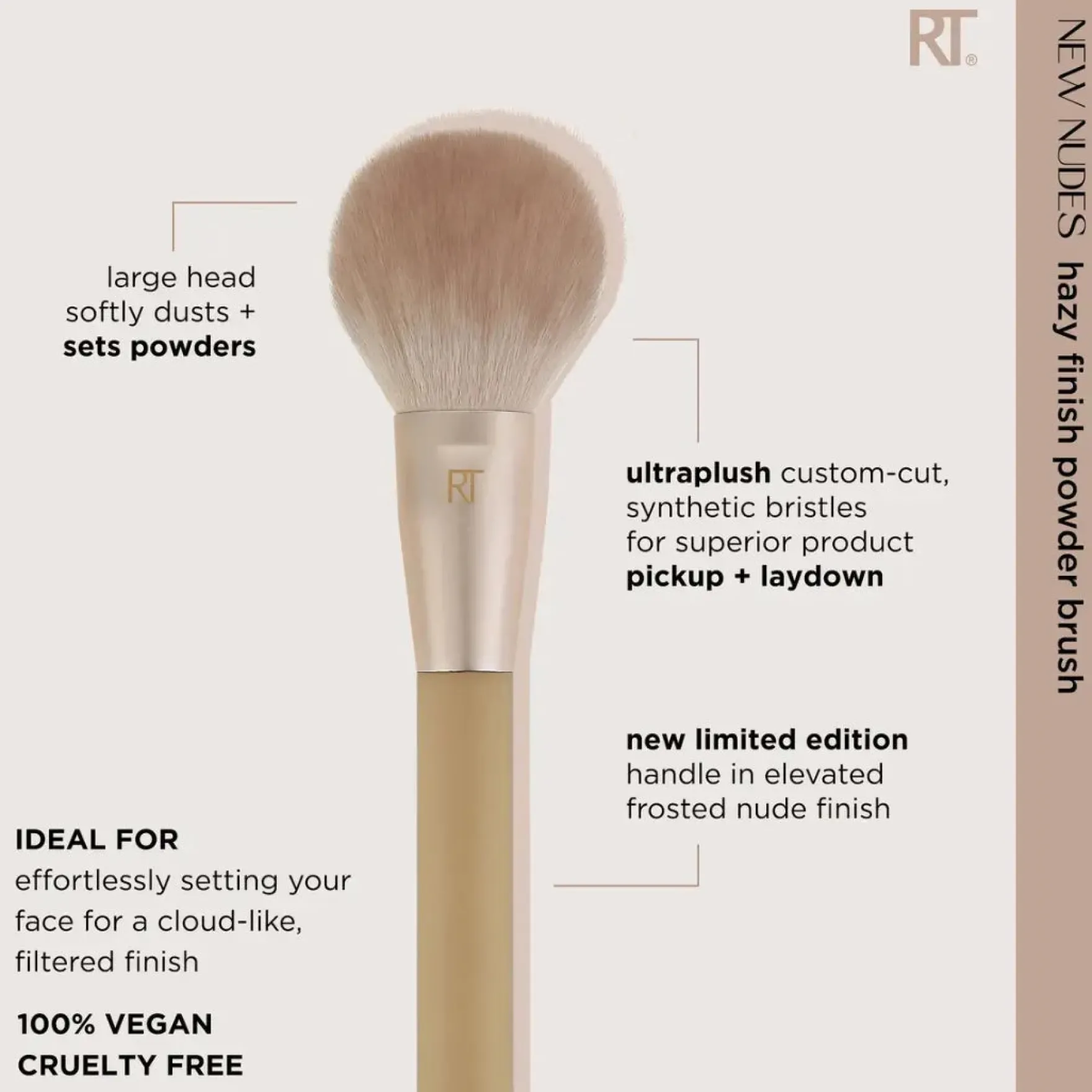 New Nudes Hazy Finish Powder Brush