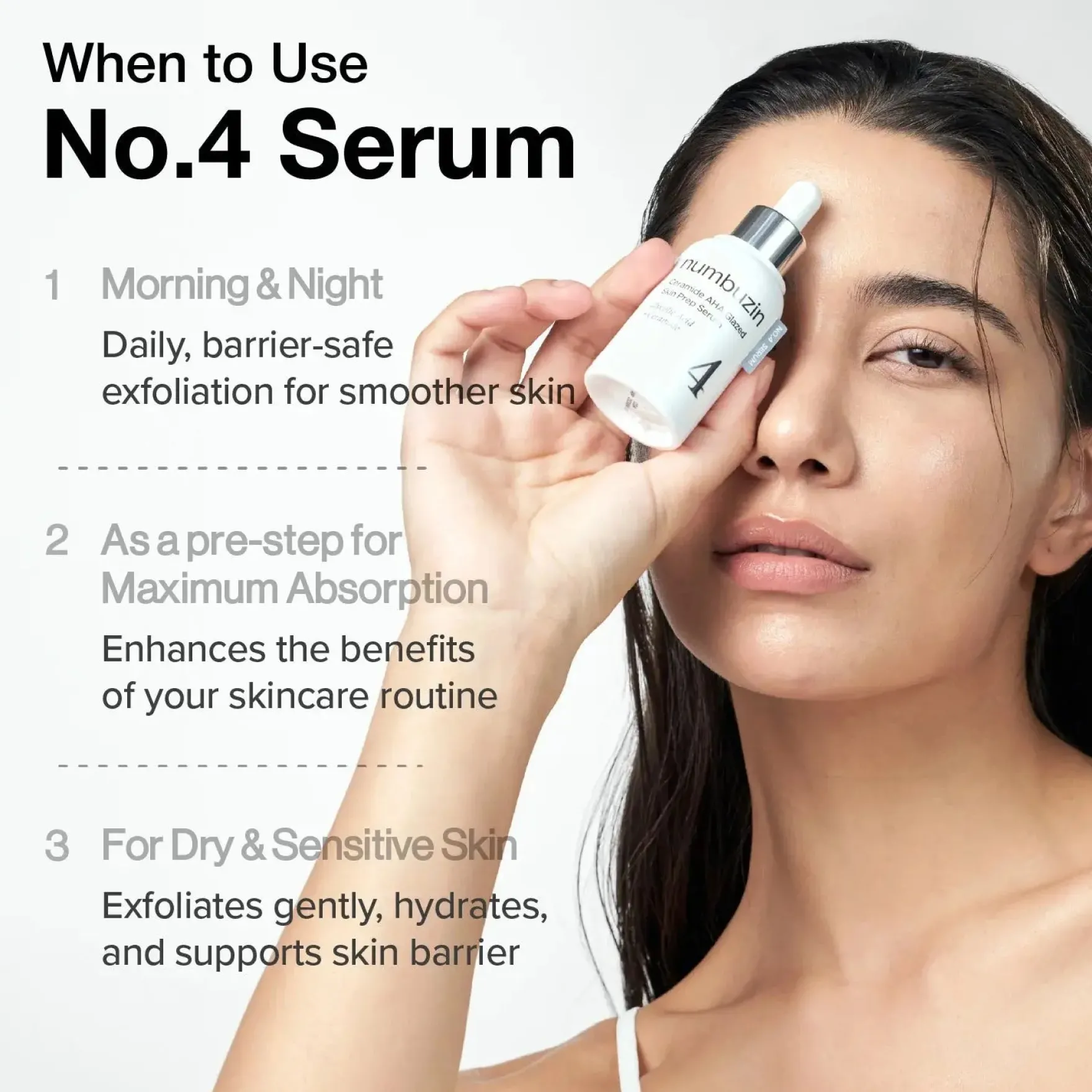 No.4 Ceramide AHA Glazed Skin Prep Serum