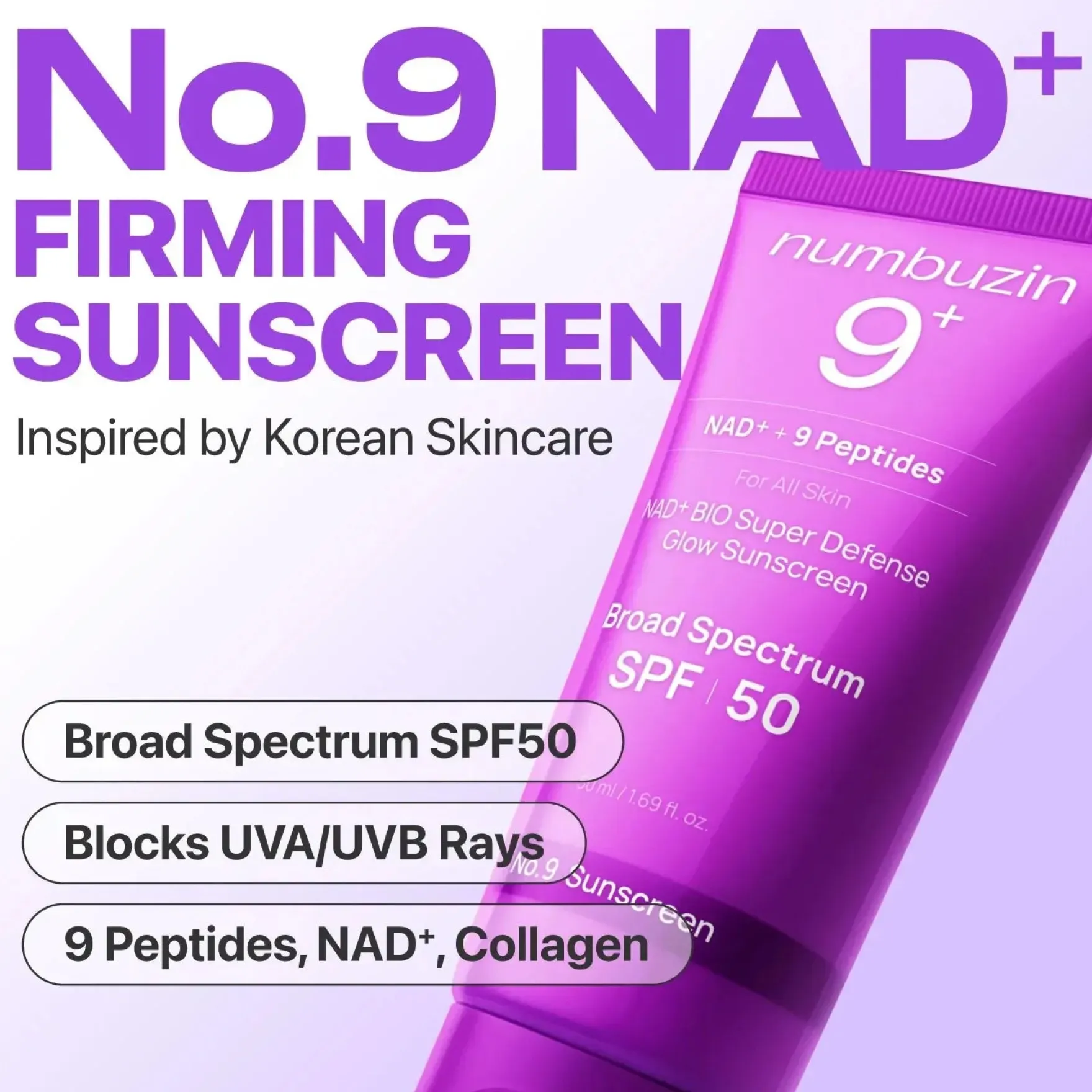 No.9 NAD+ 9 Peptides Dewy Sun Essence