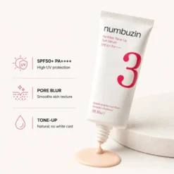 No.3 No Filter Tone-Up Sun Serum 01 Blur