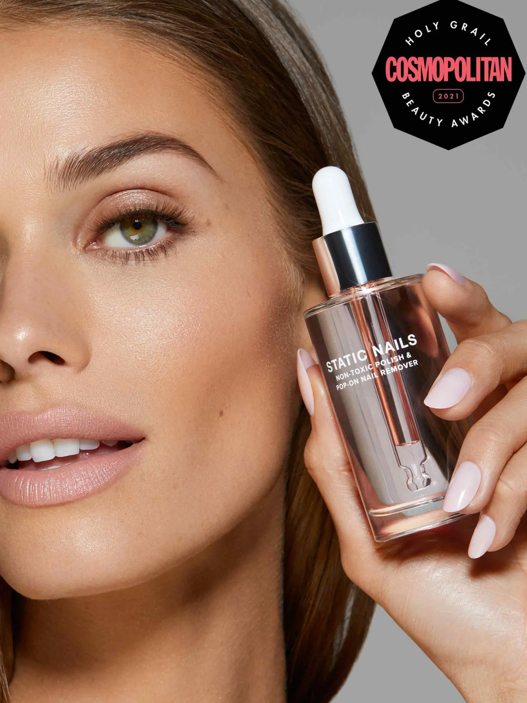 100% Non-Toxic, Odorless Polish & Pop-On Remover Clear