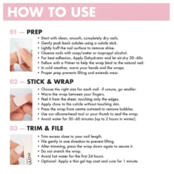 Non-UV Gel Wraps Fatal Kiss